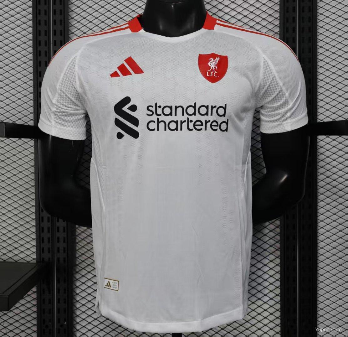 Player Version 25/26 Liverpool Away White Jersey